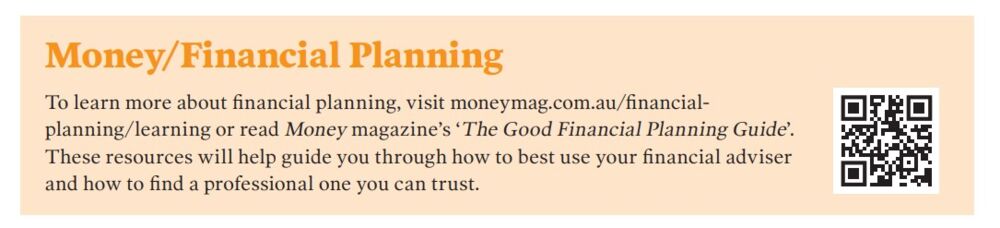 Money-financial planning QRG code